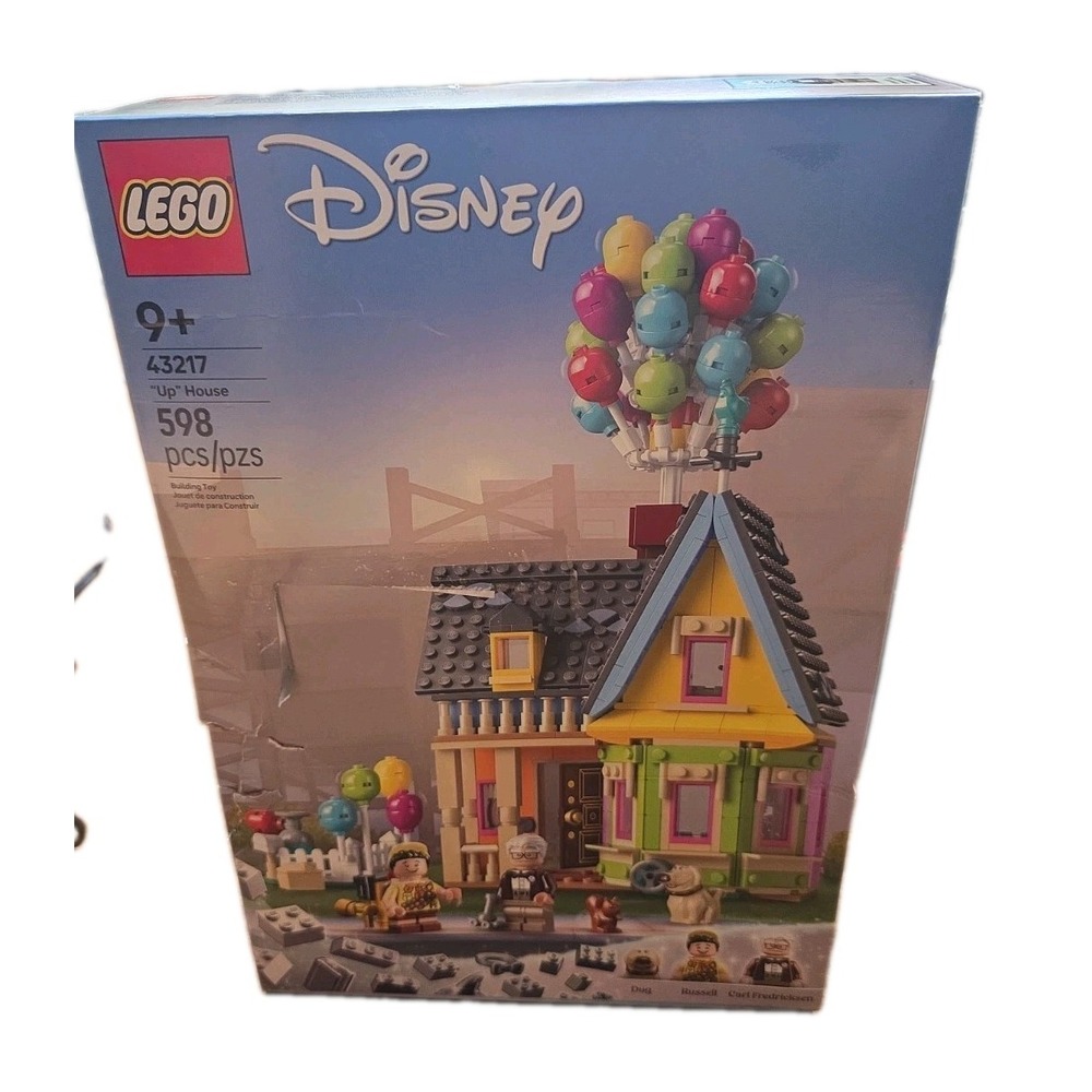 LEGO Disney and Pixar 'Up' House 43217 Disney 100 Celebration NEW Damaged Box